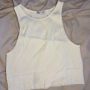 ZARA tank - cream off white